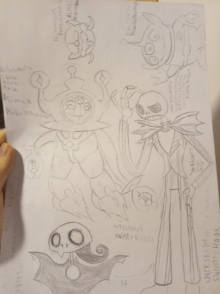 Mirando entre mis dibujos antiguos me encontré a estos 2 de Disney transformados en líneas evolutivas