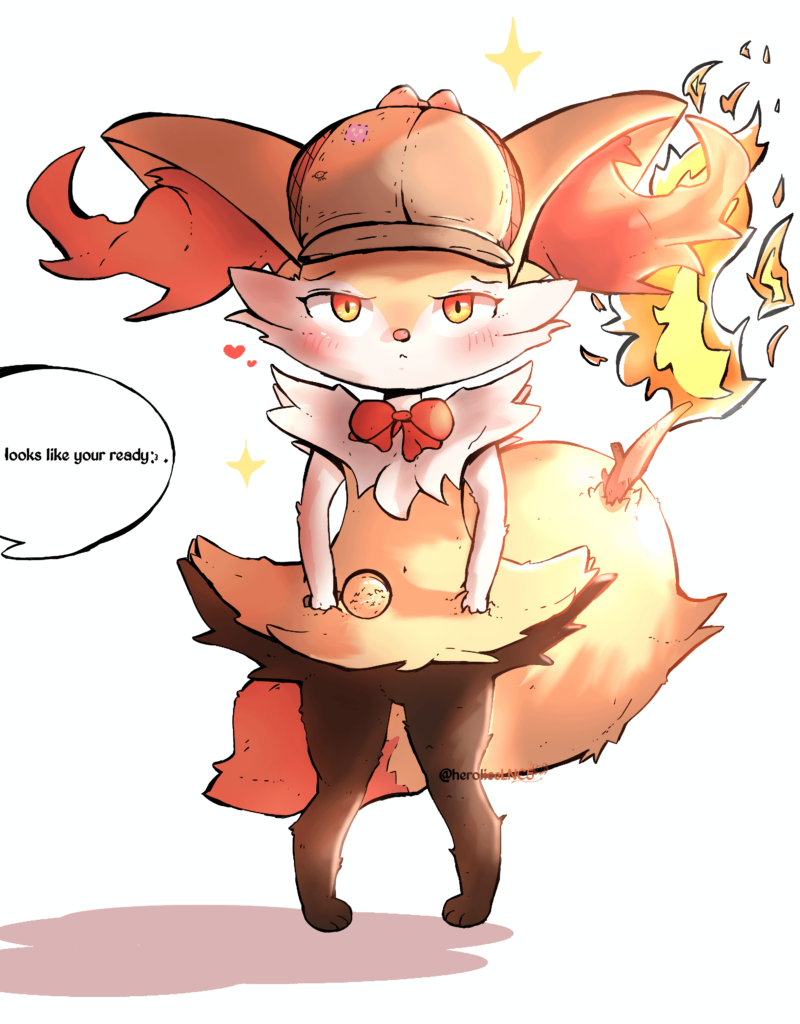 [OC] braixen is ganna solve the case