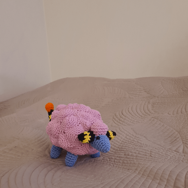 Crocheted Mareep [OC]
