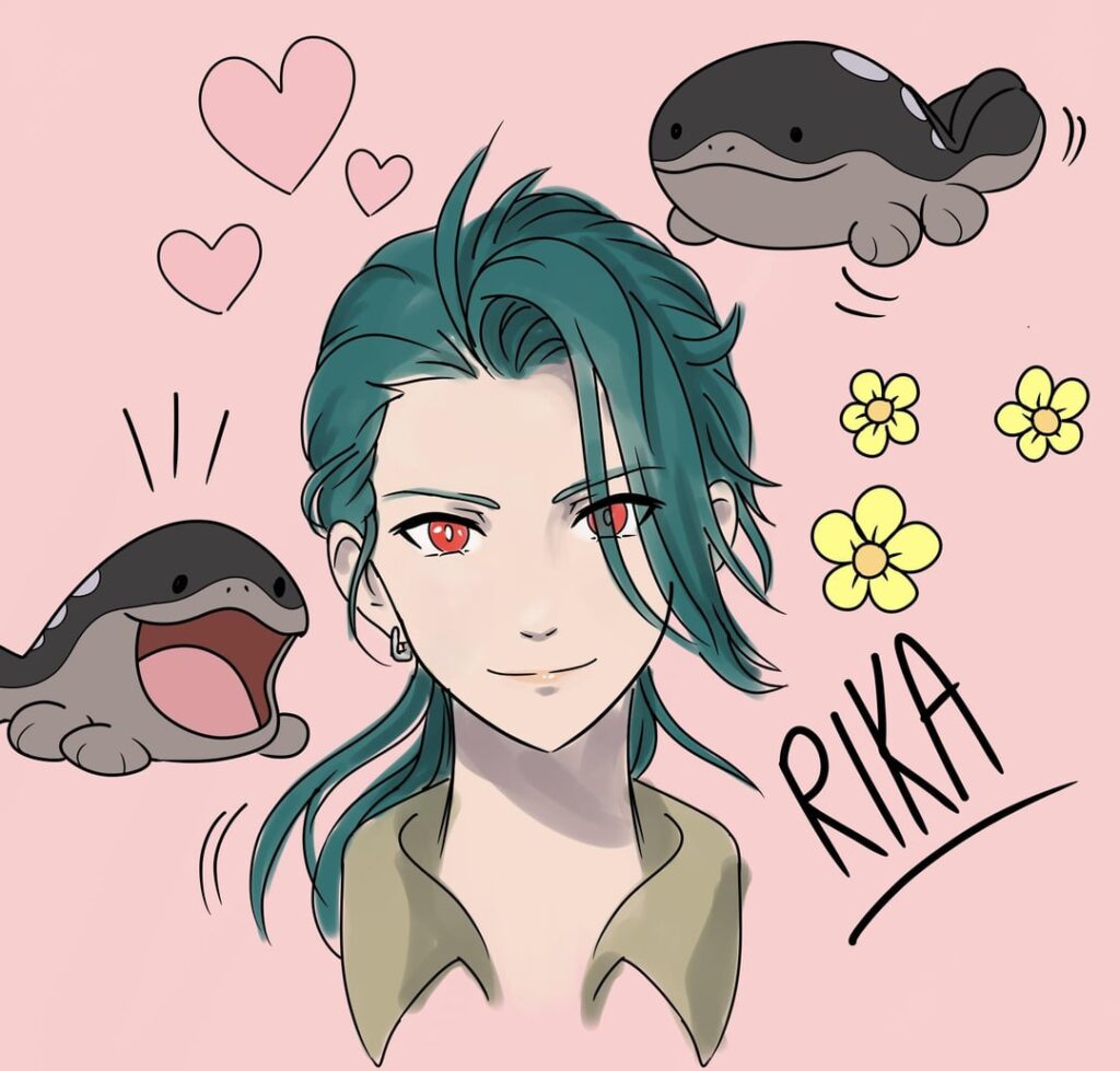 Made a quick sketch of Rika