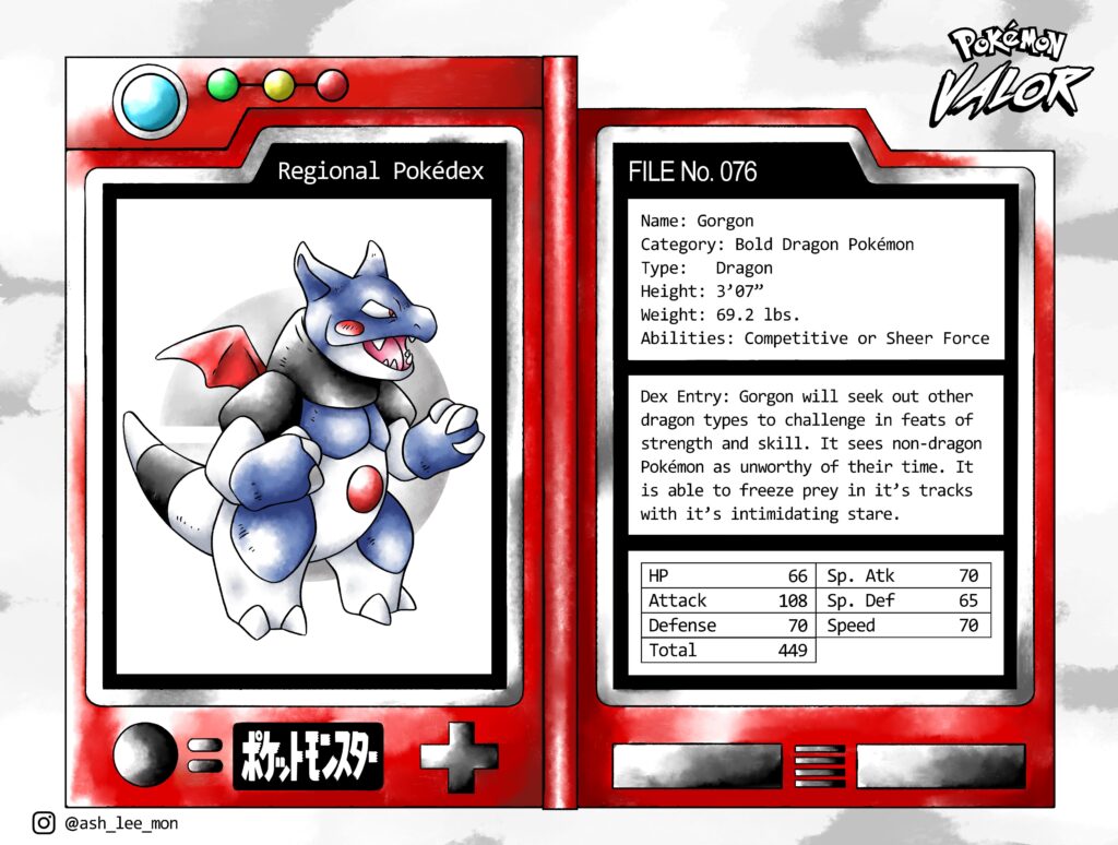 Gorgon: The Bold Dragon Pokemon
