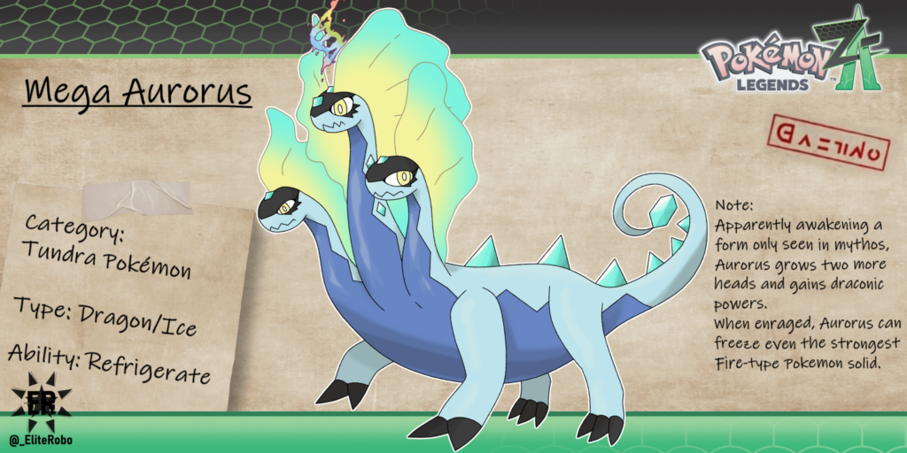 [OC] Mega Aurorus!