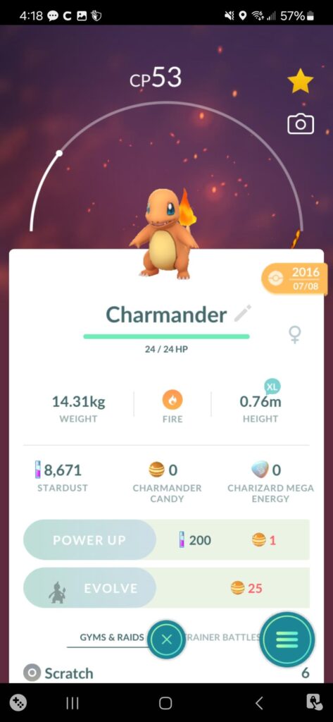 Whats your oldest pokemon?