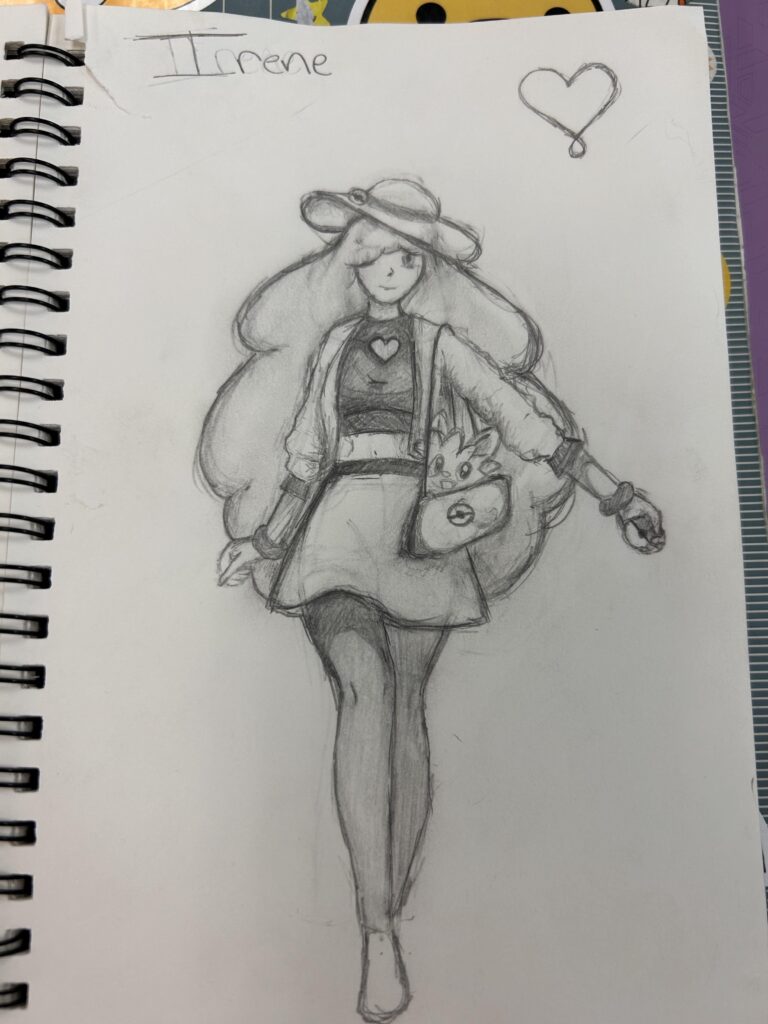 Made my own Pokemon region with unique gym leaders here is the first gym “Irene the normal type specialist”