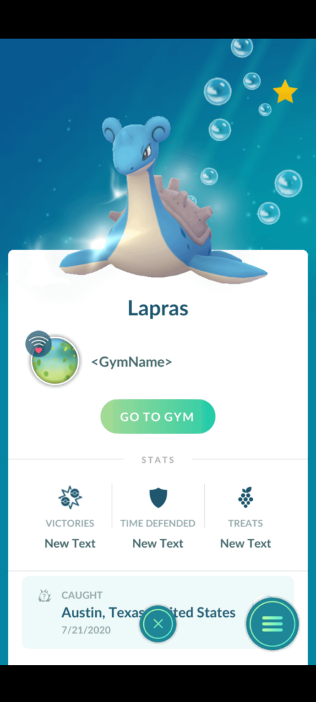 I'm pretty sure I lost my 4 star Lapras to a deleted gym 😔