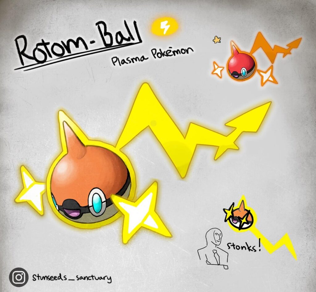 A new form of Rotom has been discovered! ……Is that a pokeball?