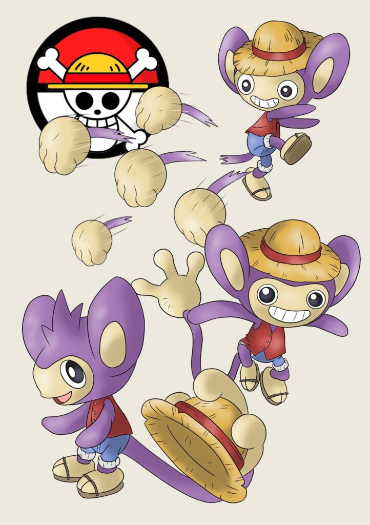 Pokemon one piece crossover