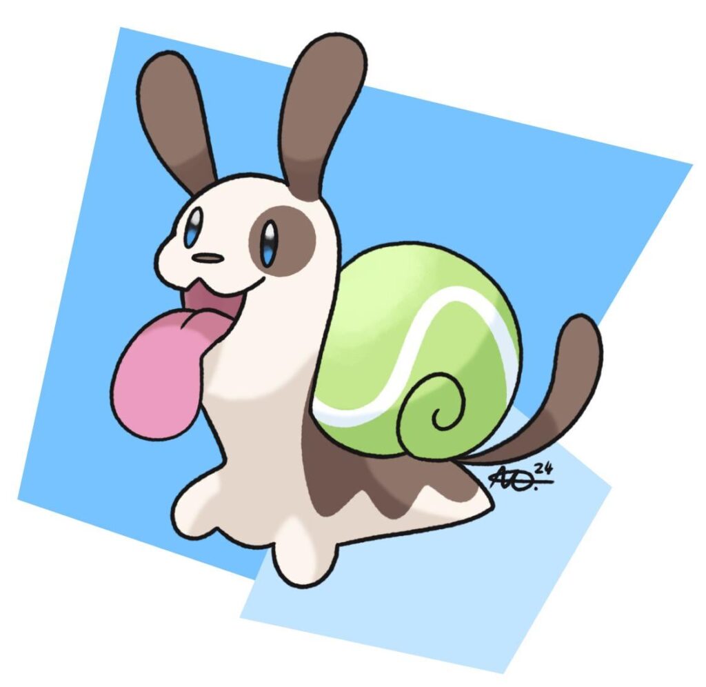 Learnt about Tail wagger snails the other day, and created this guy! Looking for name suggestions.