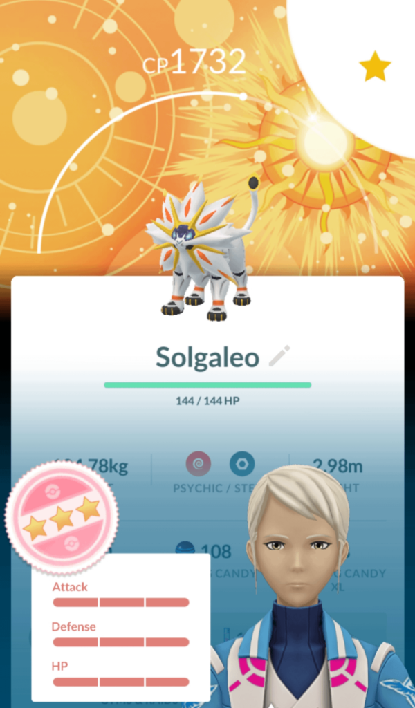 First legendary hundo and it doesn't matter because it's going to get fused and lose its stats :(