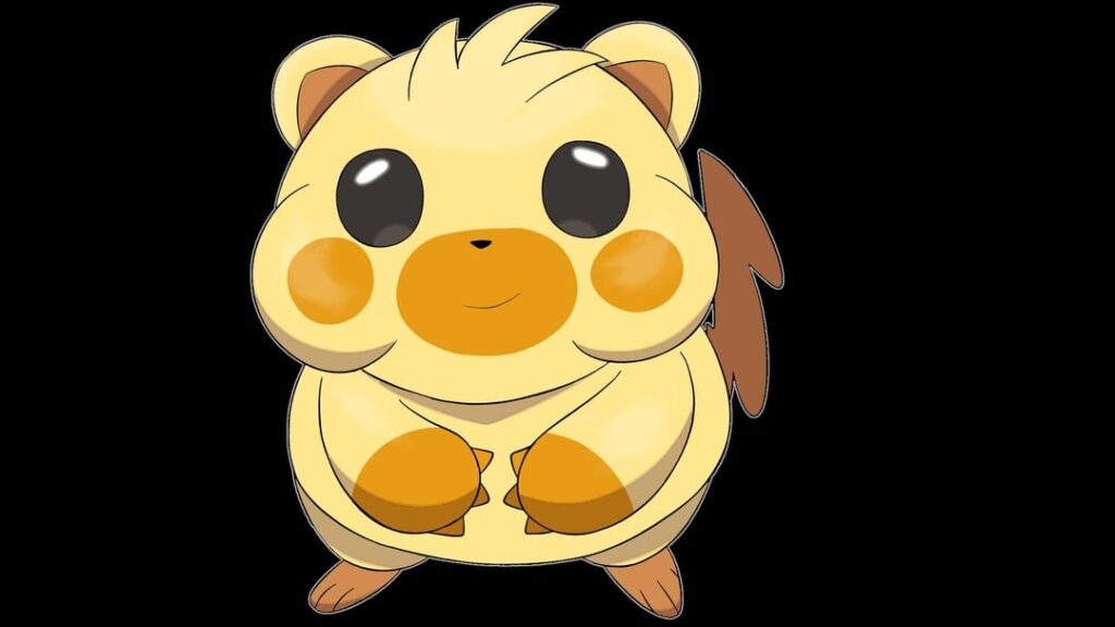 the Pikaclone for my Pokemon region inspired by Australia (inspired by the Quokka) (electric-ground)