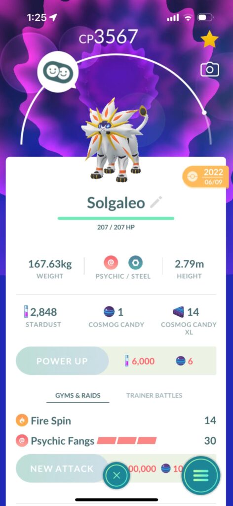 Somebody tell me why my Solgaleo is so smol