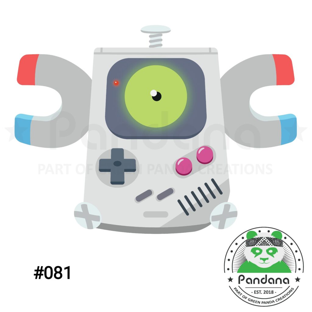 Another Pokémon Mashup of mine: Magnemite x Classic Gameboy