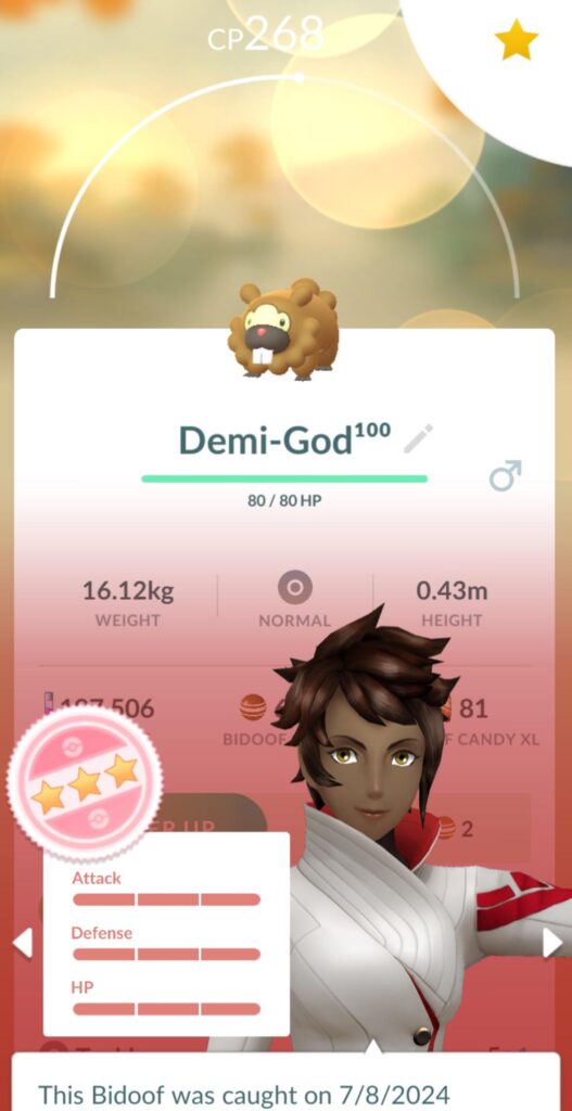 Caught a demi-god today