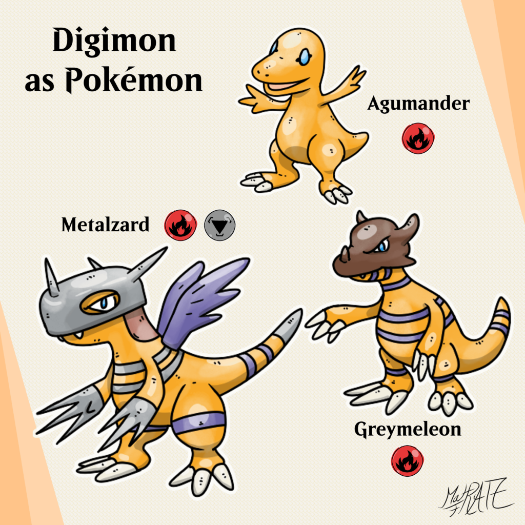 If Agumon was a Pokémon