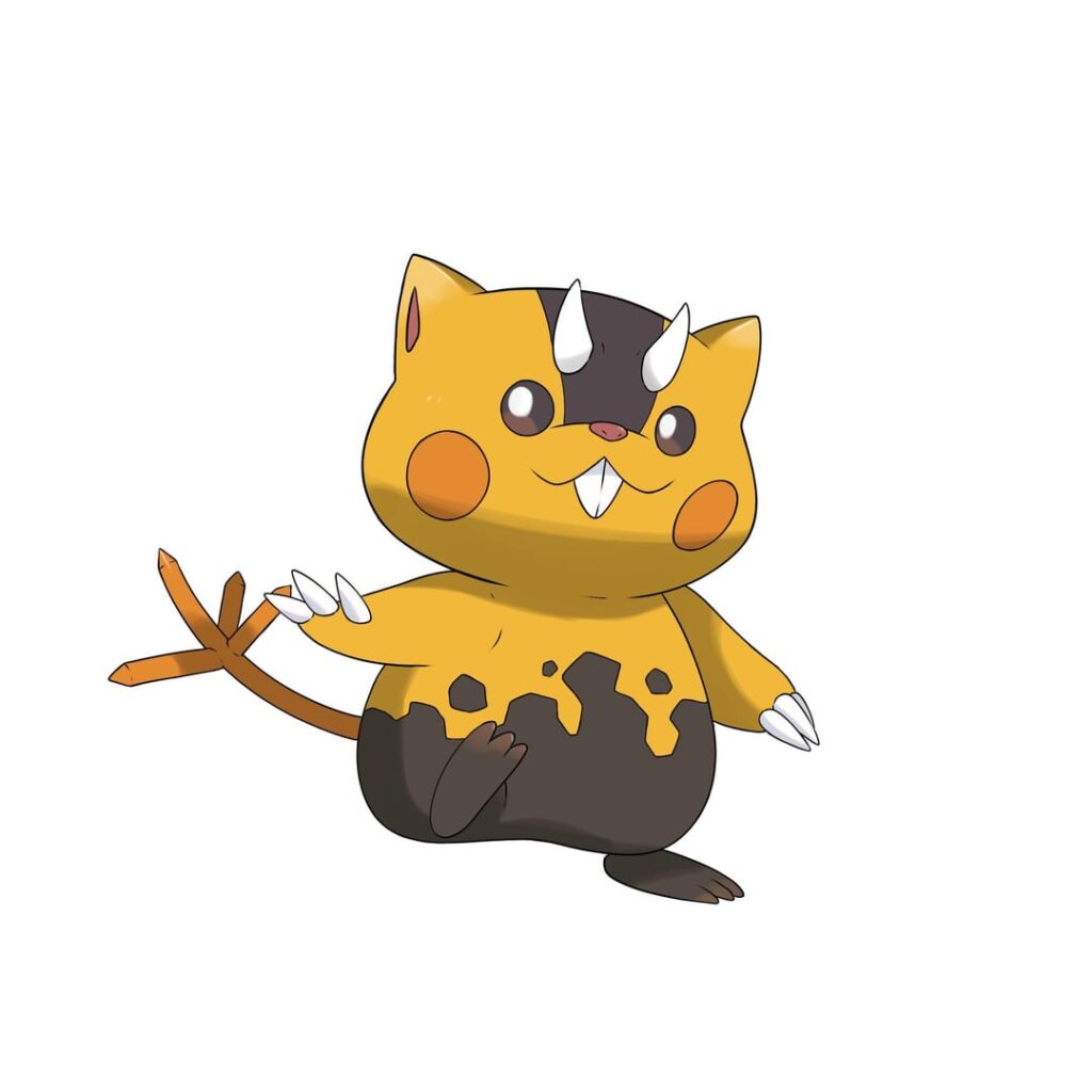 Here’s the pika-clone for my region, meet Geodokan