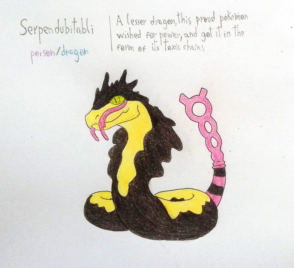 Tho i love the Lousy There, i thought it a wasted opportunity to not integrante the Three Poisons myth into it. They already have a bird too!
 So i made a couple of new dastardly members for the gang, Serpendubitabli and Hoglepiggledi!