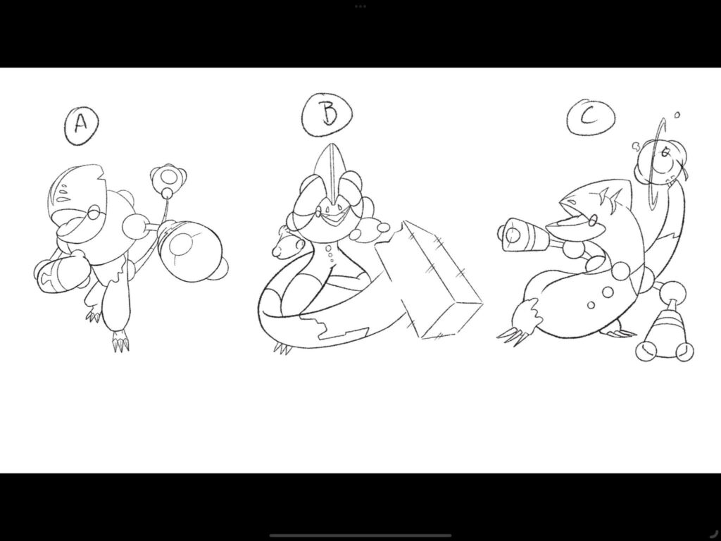 Can u guys choose for me the last evolution for water starter line? Vote to comments A/B/C and why