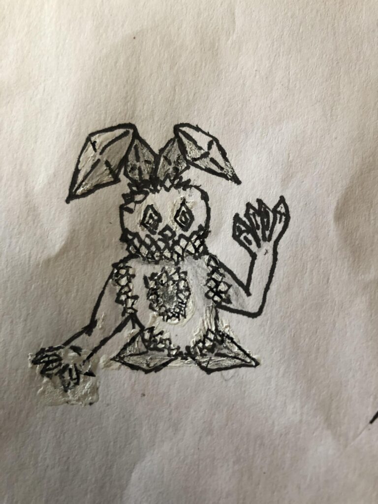 Creepy crystal bunny..?