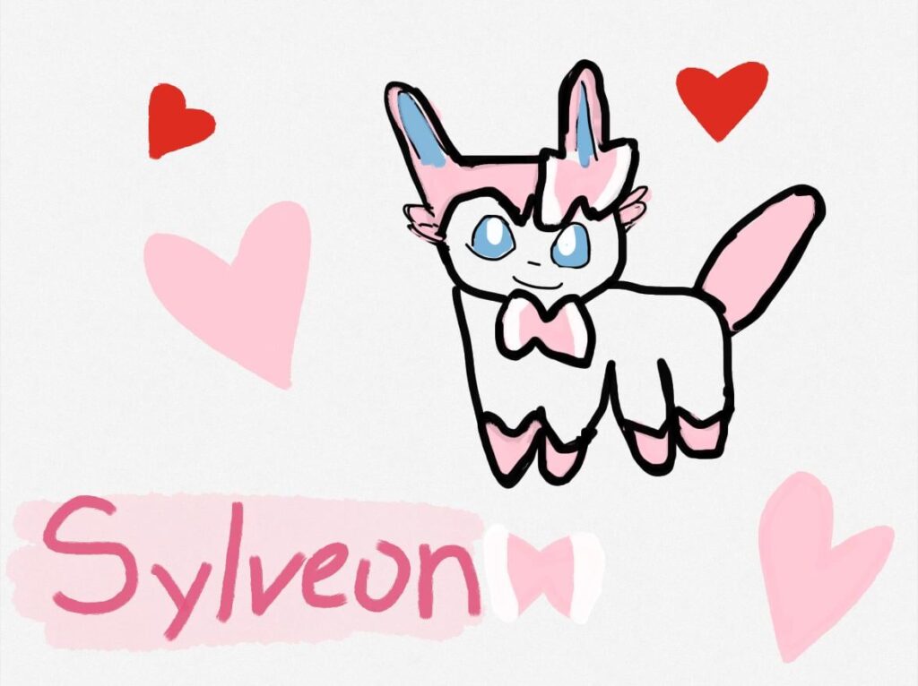 Sylveon digital art by me