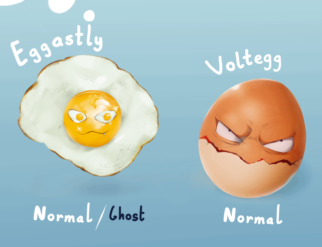 Pokemon but they're just breakfast foods