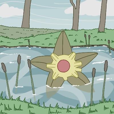 [OC] Day 120: #0120 Staryu