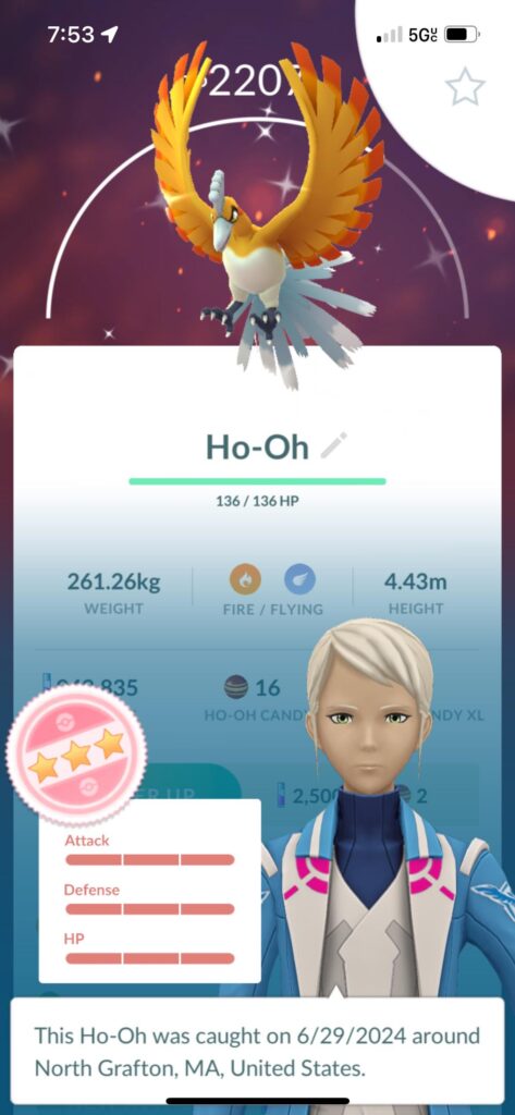 Perfect Shiny Ho-oh 🥹