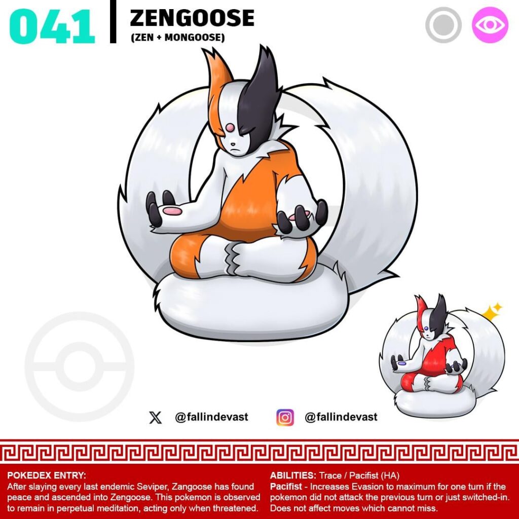 Zangoose Evolution Fakemon