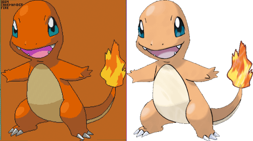 0004 Charmander in Minecraft (all by hand in creative)