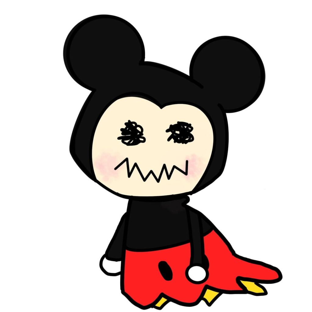 I made a Minnie and Mickey version of Mimikyu