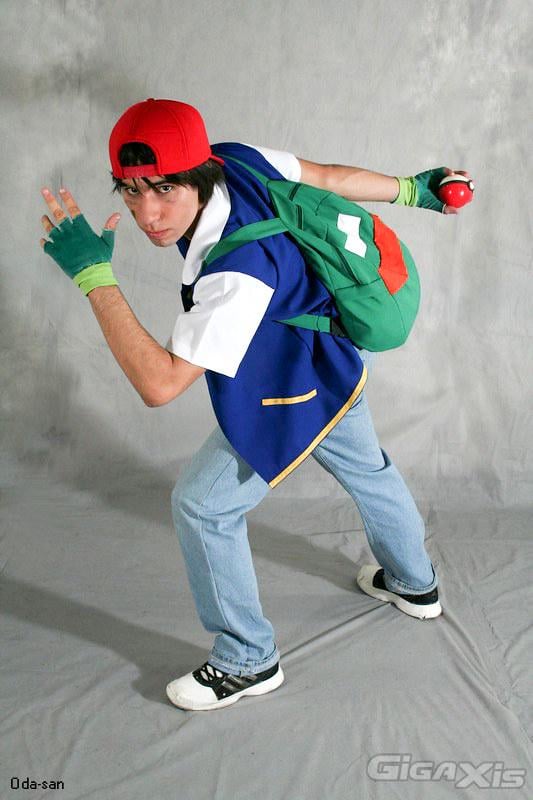Ash Ketchum cosplay.