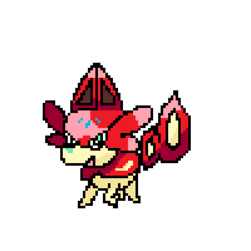 Just did a pixelart of someone's fakemon for fun