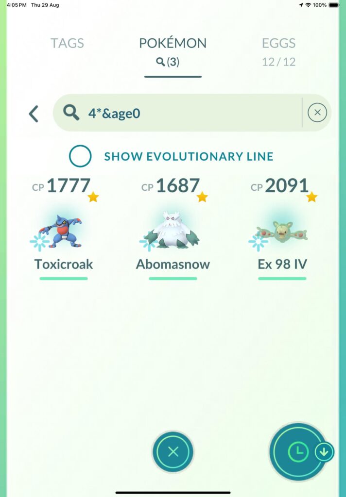 Not sure if these count, but i just caught 3 hundos in a day (i only have 6)