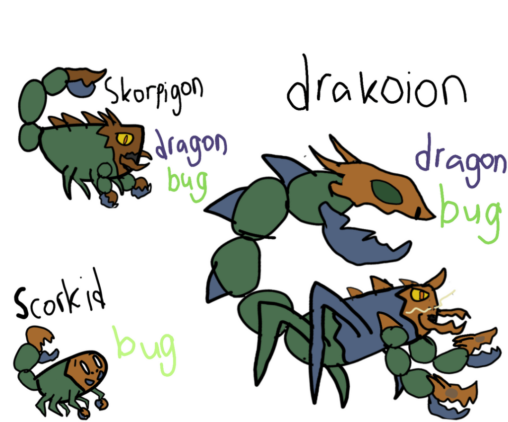 Dragon/bug pokemon