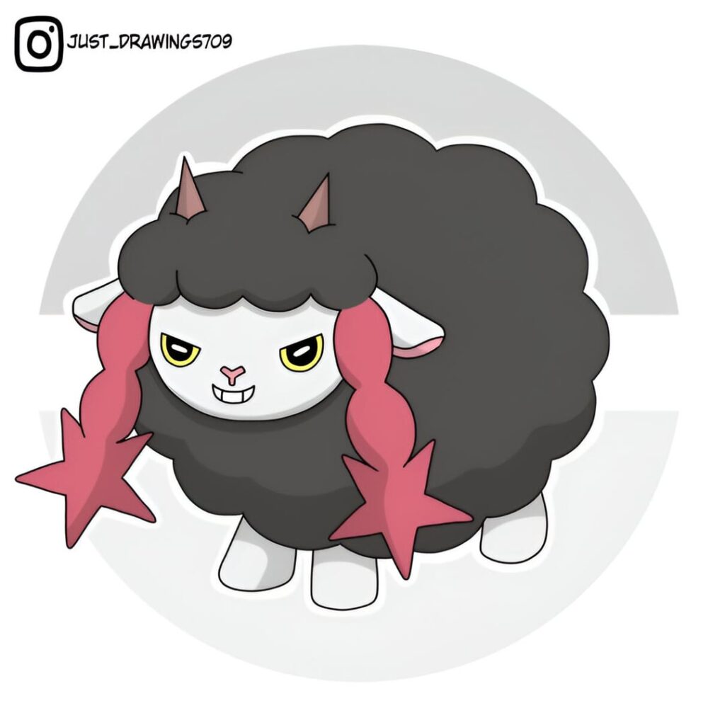 [OC] Dark Type Wooloo Line