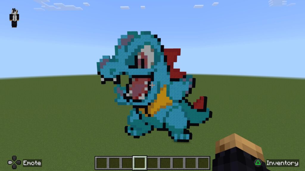 Totodile in Minecraft