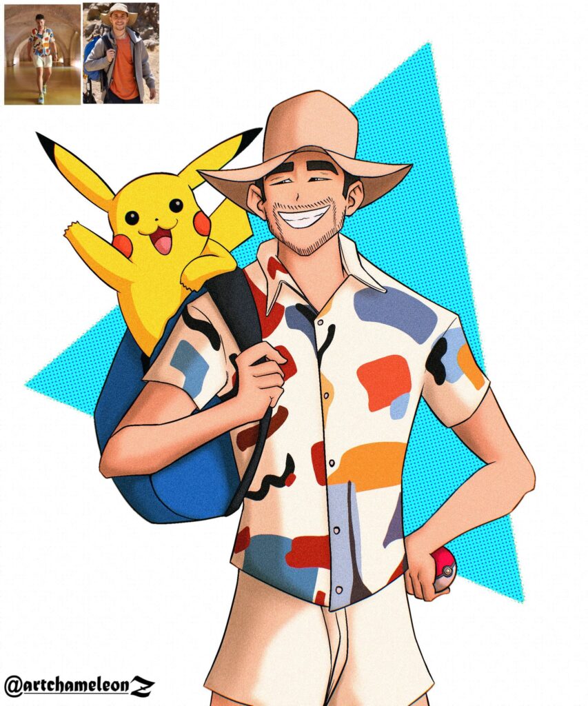 turning people into pokemon trainers, I hope you like it