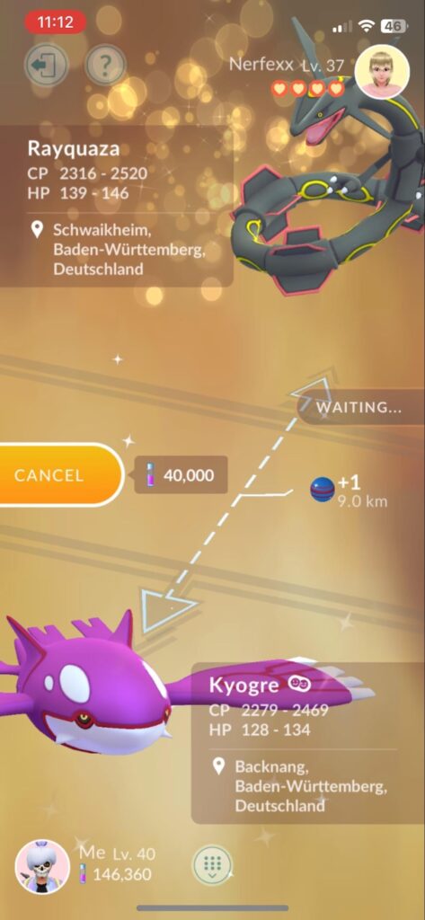 So I traded with my gf and 3 days later I got this lucky…💀