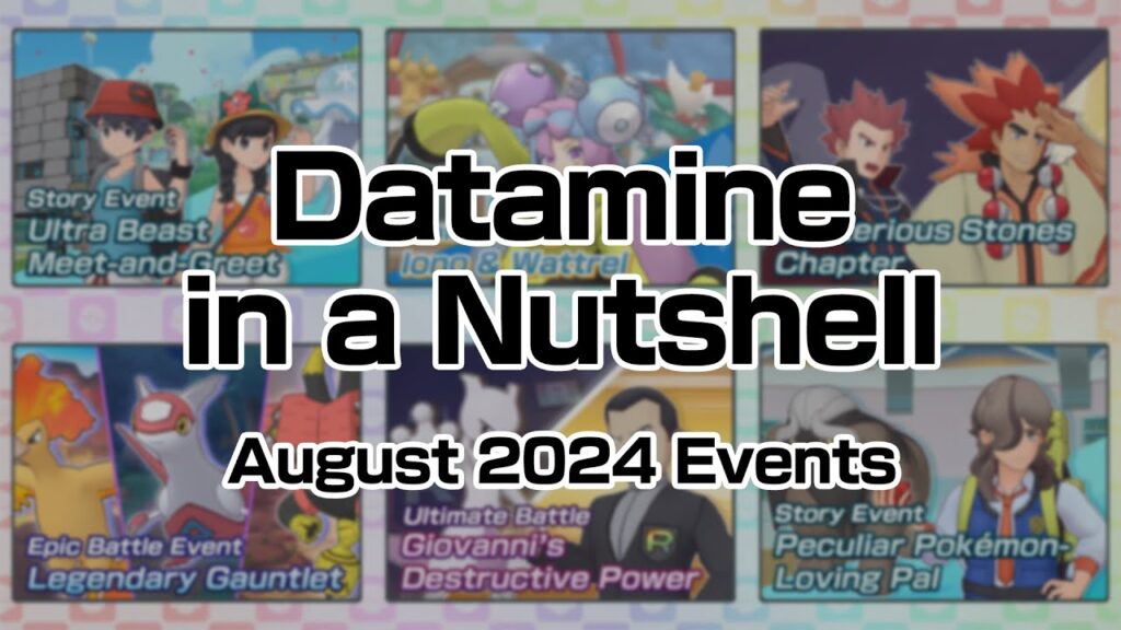 [Pokemon Masters EX] DATAMINE IN A NUTSHELL (August 2024 Events)