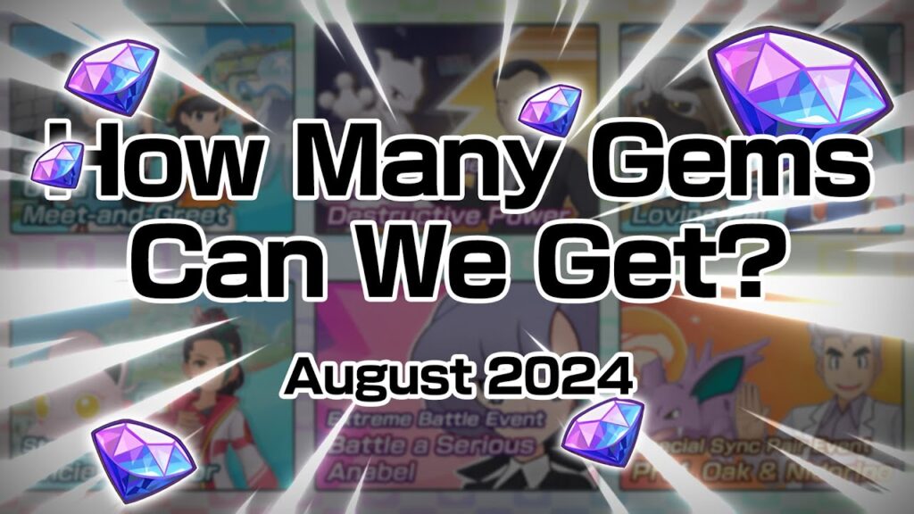 [Pokemon Masters EX] HOW MANY GEMS CAN WE GET? (August 2024)