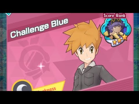 Pokemon Masters Ex: Challenge Blue (Dark Weak) Damage Challenge: Dealing 1.1M Damage
