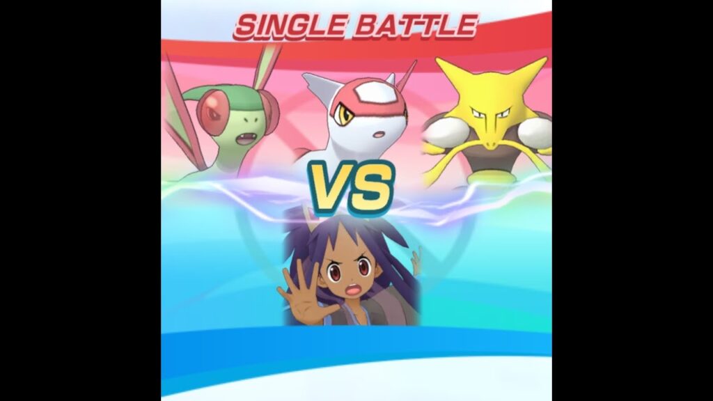 Pokemon Masters EX - 4/5 EX R Iris (Champion) solo Latias