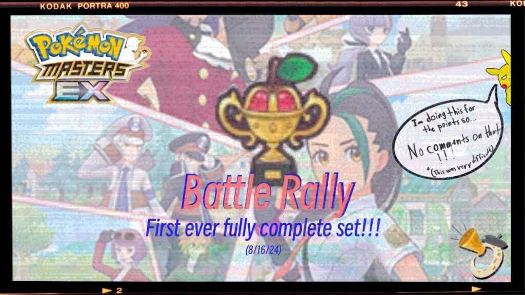 Pokemon Masters EX Battle Rally Complete Set 8/16/24