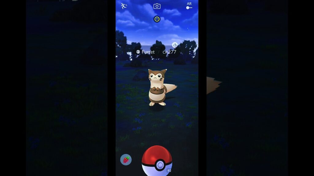 I Caught a Wild Furret Pokemon GO Indonesia Today | Shorts