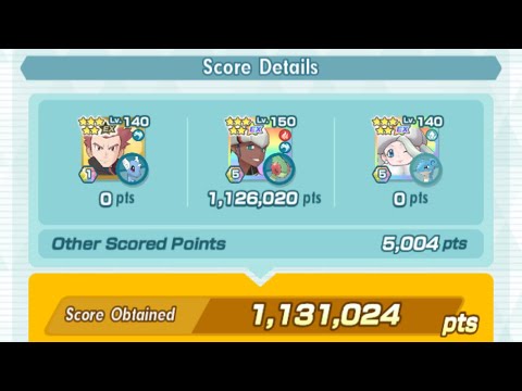 1.1M With V Lance-Anni Raihan-Melony against Shauna | Pokemon Masters EX | Damage Challenge