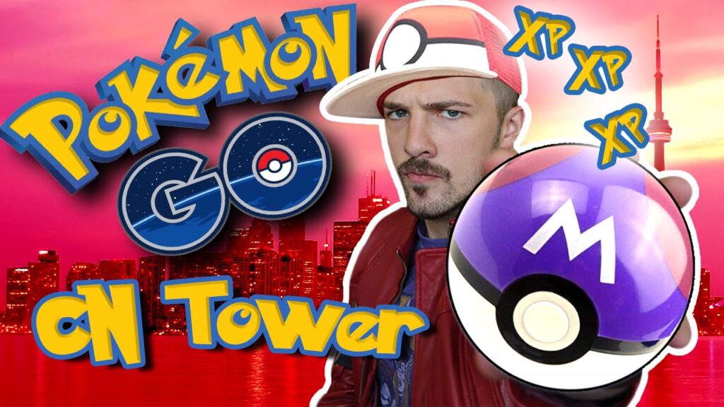 POKEMON GO - EPIC GYM BATTLES! | TORONTO CN TOWER