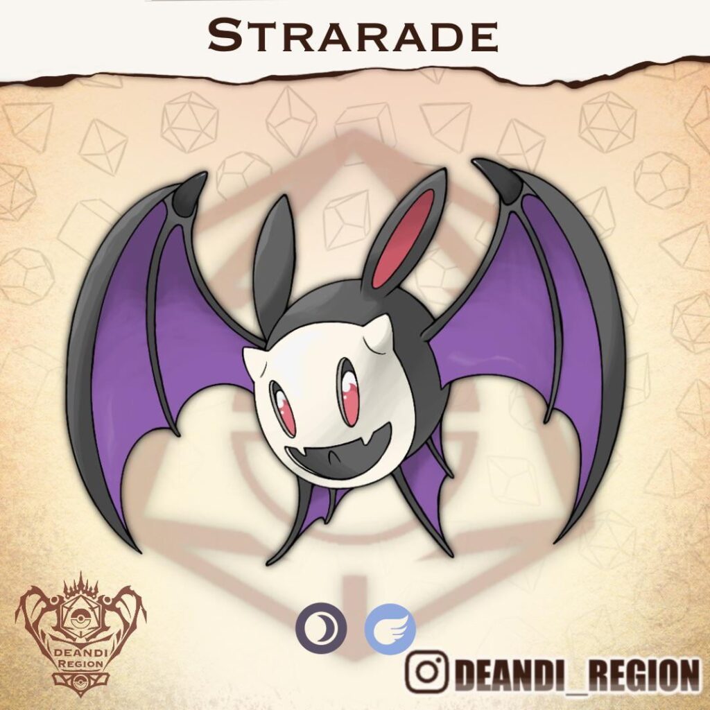 Introducing Strarade! The dark secret pokemon!