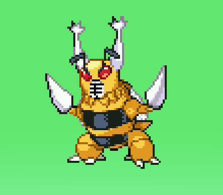 Two bug pokemon fused together. BeeSir!