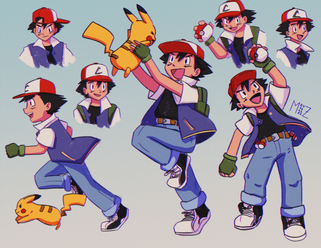 Made at like 3am about a year ago... I still miss Ash. [OC] [Original Content]