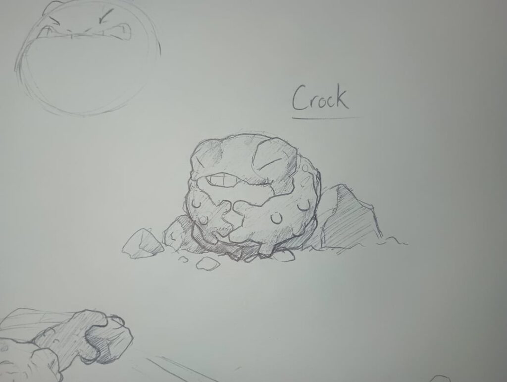 Crock - The Rock Toad Fakemon