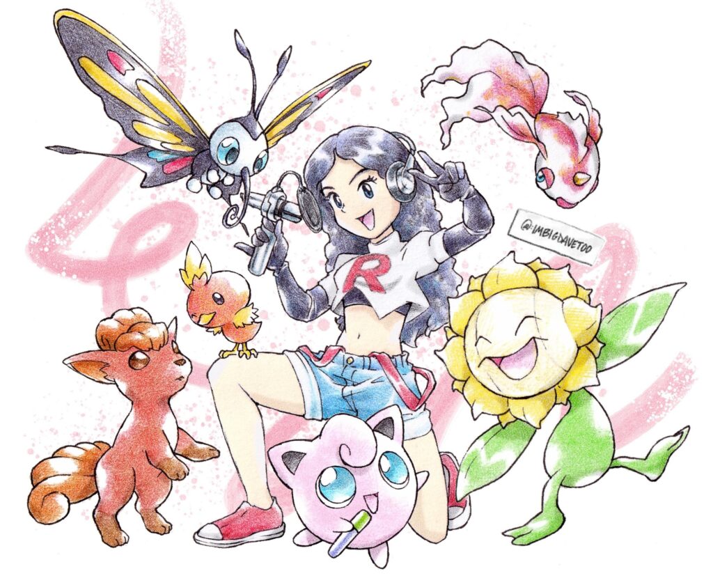 Voice Actor Rachael challenges you to a battle! [OC Art]